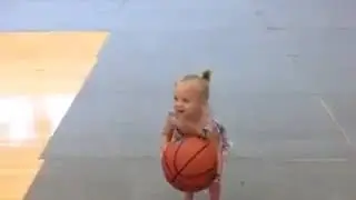 Harry Styles playing basketball with baby Lux