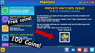 Free 100 Coins In Mailbox | Pixel Gun 3D