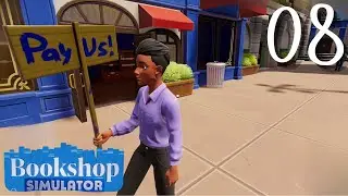 Bookshop Simulator - Episode 8 - Our employees are on STRIKE!