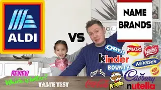 ALDI VS Branded Food | Taste Test and Review | Which is better?