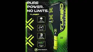 Potenza TURBO+ pro pickleball paddle with COREx2 (Raw Power) #pickleball #pickleballers