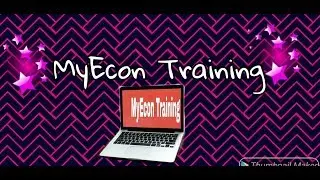 MyEcon training- MyEcon training 2019
