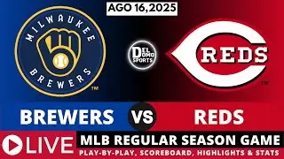 MILWAUKEE BREWERS VS CINCINNATI REDS ⚾ MLB REGULAR SEASON AGO 16, 2025