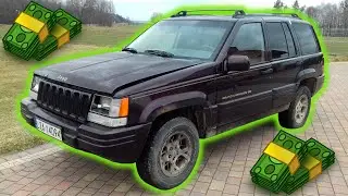 Jak zarobić czterokrotnie na kupnie najtańszego Jeepa Grand Cherokee ZJ w Polsce / JZN 1