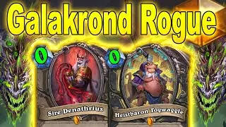 How Powerful Is Galakrond N'Zoth Rogue in 2023 At March of the Lich King Mini-Set | Hearthstone