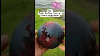 Get your Gear Fidget Toy now! Pre-Order at StrafeDesigns.com! Ships this week! #gearfidgetball