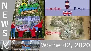 Freizeitpark News - Woche 42, 2020 - Covid 19 Schlie&szlig;ungen, Efteling Spielplatz & mehr