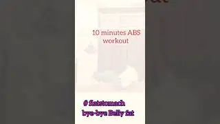 10 minutes ABS workout everyday  [Shweta Tyagi yoga mom]