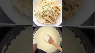 Make easy Chicken alfredo pasta🗒️