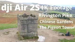 dji air 2s footage Rivington Pike Chinese Gardens Pigeon Tower