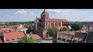 Kauno &scaron;v. apa&scaron;talų Petro ir Povilo arkikatedra bazilika - 4K / 60 FPS / UHD