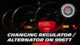 Как заменить регулятор/генератор на Porsche 996/997 turbo