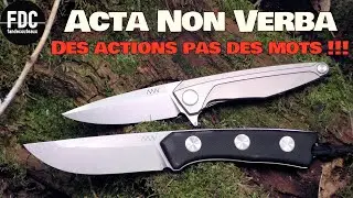 Acta Non Verba Knives - Qu'est ce que ça vaut ?