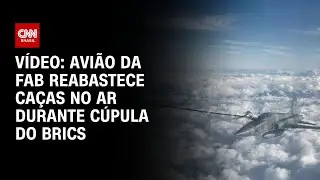 Avião da FAB reabastece caças no ar durante Cúpula do Brics; veja vídeo  | CNN BRASIL