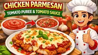 Homemade Ketchup, Tomato Puree & Delicious Chicken Parmesan | Easy Recipe