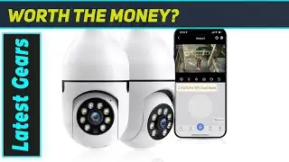 WESECUU Light Bulb Security Camera: The Ultimate 2K Wireless Outdoor Cam!