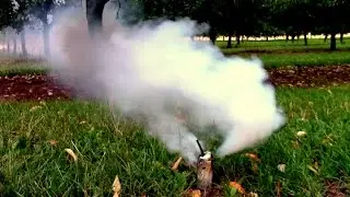 SMOKE BOMB / RAUCHBOMBE ---- HOMEMADE SMOKE BOMB ---- EXTREME LONG SMOKE DURATION !!!