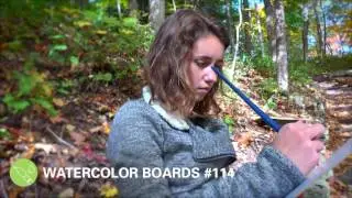 Crescent Art Board   Watercolor