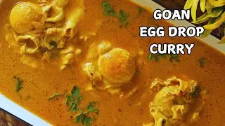 Grandma's Goan Egg Drop Curry | Goan Tanti Kodi | Goan Coconut Egg Curry
