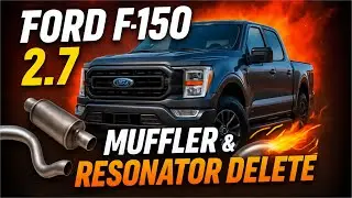 FORD F150 2.7 MUFFLER AND RESONATOR DELETE ford f150 2.7 muffler and resonator delete