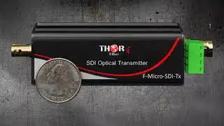 1 SDI & HDSDI Over Fiber Micro Extender