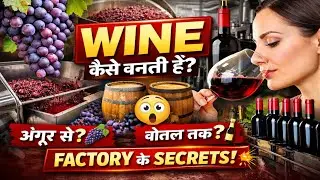 🍷 Wine Kaise Banti Hai Factory Mein? | Wine Manufacturing Process | Factory Tour Hindi
