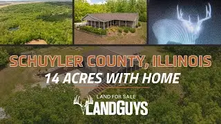 Dream Country Home on 14 Acres | Trophy Deer, Turkey, & Bass Pond in Schuyler Co IL!