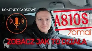 Jak działa sterowanie głosem? Kamera 70mai A810S #70mai