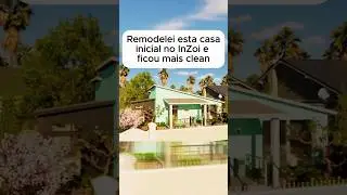 Remodelei esta casa inicial no InZoi e ficou mais clean. #silviaplayer #inzoi #inzoigame #reforma
