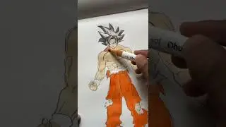 Drawing goku super || dragon ball characters drawing || #animedrawing #goku #anime