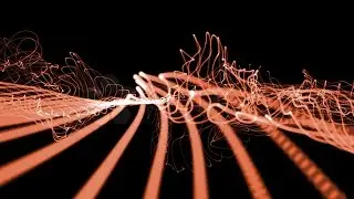 Abstract Futuristic Lines Color Full, Loopable. Stock Footage