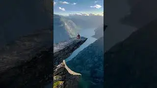 long round trip and it can take up to📍Trolltunga - Norway 🇳🇴#wonderful_places