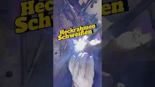 Zusammen-Schwei&szlig;en des Basic Rahmenheck f&uuml;r den klassischen BMW Motorrad 2-Ventil Boxer #welding