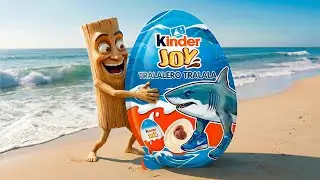 Tung Tung Tung Sahur made Kinder Joy Surprise from Brainrots (Animation Music Video)