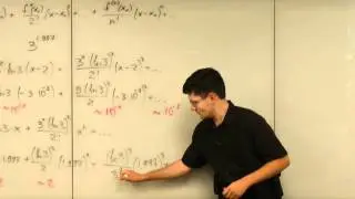 Lecture 2011.06.29 Part 08/11 Convergence of Taylor Series at Any Point
