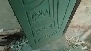 Man door design #HDF board CNC wook