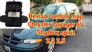 Probar sensor map Chrysler grande voyaguer 6V (spirit,new Yorker, 2.2 y 2.5)