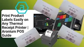 🏷️ Easiest Way to Print Labels Using Aronium POS (No Label Printer Needed!)