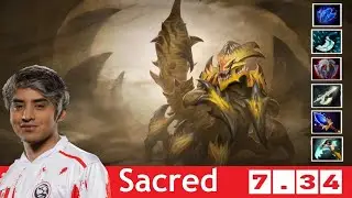 [DOTA 2] bc.Sacred the SAND KING [OFFLANE] [7.34]