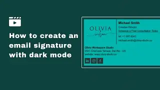 Dark Mode Email Signature for Gmail: Step-by-Step in Bybrand (HTML)