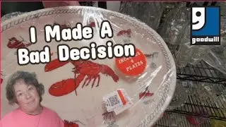 I Made A Bad Decision - Shop Along With Me - Goodwill Thrift Store - Friend Mail Unboxing!