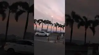 Amazing pink skies skyscape at Mumbai airport in love with beautiful skies #skyview sunrise sky
