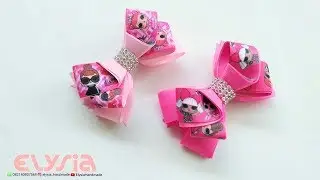 la&ccedil;o Maureen Grosgrain Ribbon 2 5 cm 🎀 Ribbon Bow 🎀 DIY by Elysia Handmade