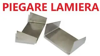 Piegare lamiera sottile senza piegatrice