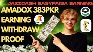 Amadox JazzCash EasyPaisa Earning Website|383PKR Withdraw Proof|Free & Easy Crypto