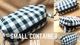 Small container Bag / Travel Kit Bag /DIY zipper Mini storage Bag