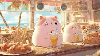 🐱 Cozy Cat Cafe Lofi ☕🌿  Cute Chillhop Beats for Relax & Focus 1 Hour