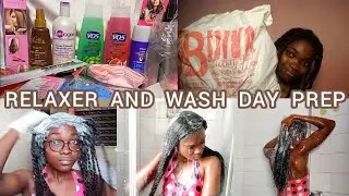 RELAXER DAY AND WASH DAY PREP // UNBOXING HUGE PRODUCTS ORDER // HAIR PRODUCTS HAUL // HAIRLISTABOMB