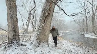 Visiting my friends in the snow