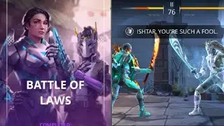 Shadow Fight 3 - Adventure - Battle Of Laws | Ishtar & Indigo - The Entire Adventure | Game Movie
